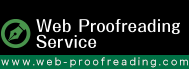 Web Proofreading Service
